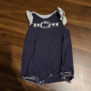 Baby girl Penn state romper